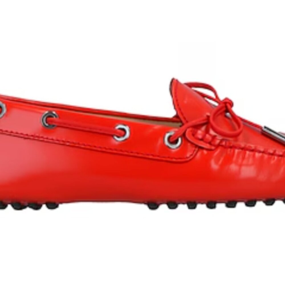 Tod's Red Loafers 6.5 - Picture 4 of 5